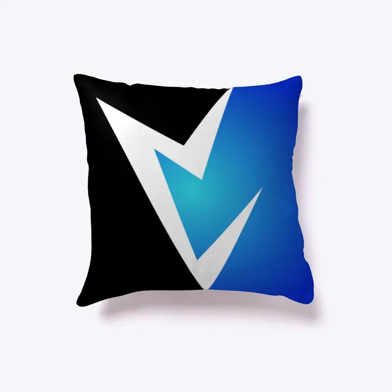 Vril Pillow Blue Black