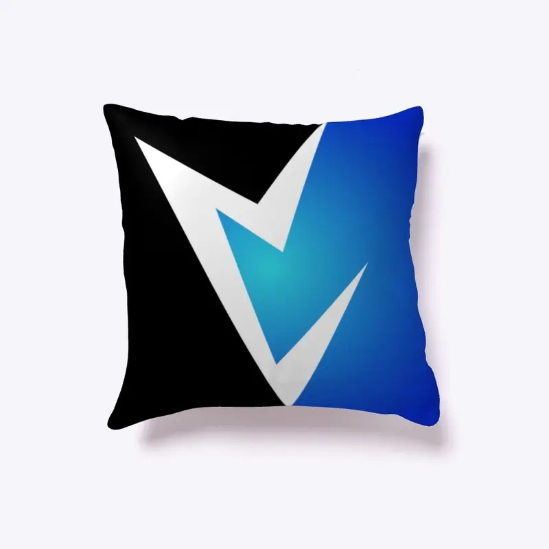 Vril Pillow Blue Black